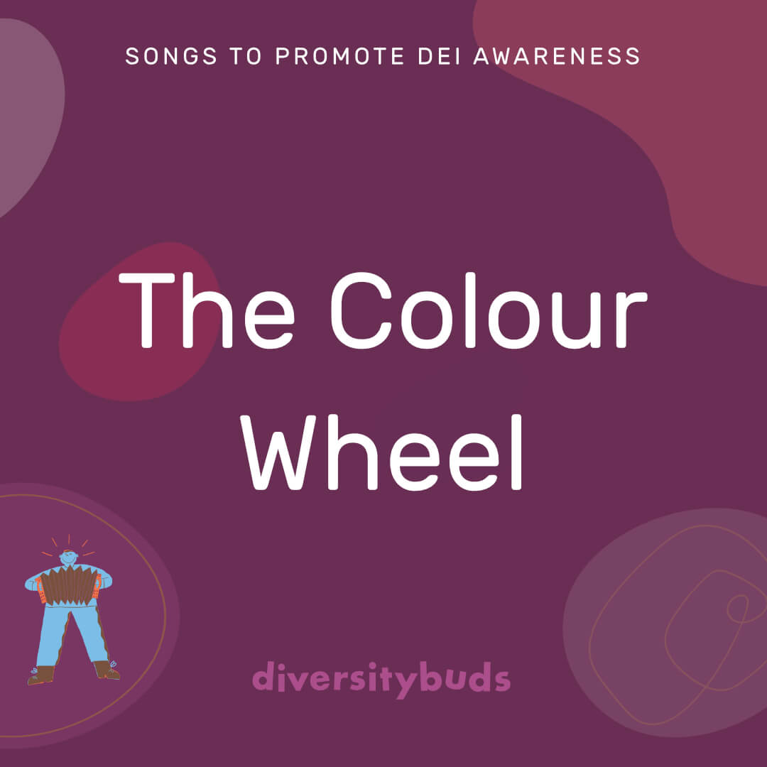 White text on purple background: The Colour Wheel